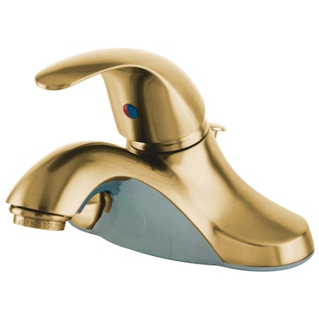 Kingston Brass 4" Centerset Bathroom Faucet, Polished Brass KB6542LL